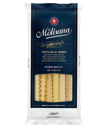 La Molisana Fettucce Ricce N.2 450g (Package May Vary)