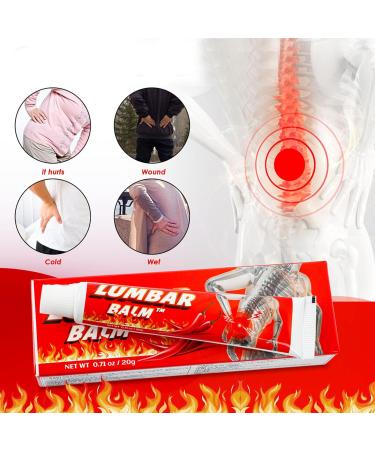 Lumbar Pain Relief Ointment 20g - Portable Lower Back Care Cream for Joint and Muscle Pain - Buy Online on GoSupps.com