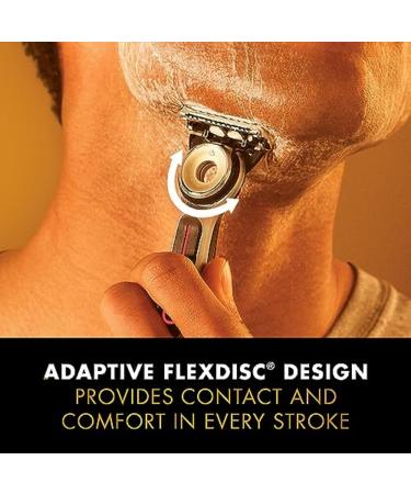 Gillette Heated Razor for Men Starter Shave Kit | 1 Handle, 2 Blade Refills, Charging Dock - Buy Online on GoSupps.com