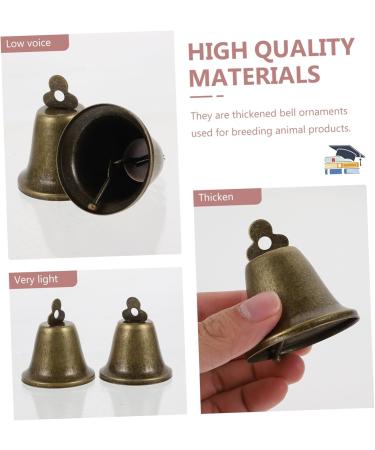 PopetPop 10-Pack Small Cow Bells - Anti-Theft Christmas Decorations for Pets Cattle & Sheep | Loud Iron Bell Accessories - Buy Online on GoSupps.com