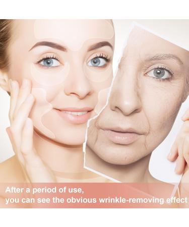 Silicone Face Patches 13 Pcs Reusable Face and Back of Hand Forehead Wrinkles Patches Overnight Silicone Chest Patches Neck Wrinkle Patches Pad Eyelid Lifter Strips for Face Forehead Neck Decollete Cheek Eye Pads Beauty - Buy Online on GoSupps.com
