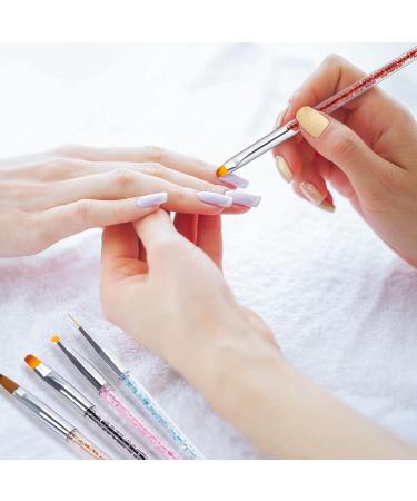 Melliex 9-Piece Nail Art Brush Set | Acrylic Gel Nail Brushes & Dotting Pen Kit for Perfect Nail Designs - Buy Online on GoSupps.com