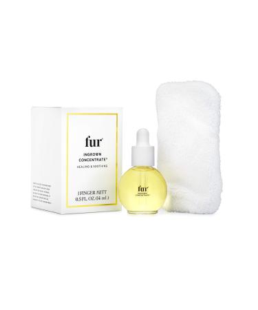 Fur Ingrown Concentrate: Exfoliating Oil Kit for your Hair and Skin to Smoothe, Soothe and Treat Ingrown Hairs - 0.5 FL OZ 0.47 Fl Oz (Pack of 1)