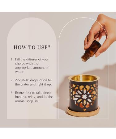 Dukhni Oud Essential Oil Diffuser Blend & Candle Burner | 6 x 10ml Arabic Oils with Diffuser| Relax with Home Aromatherapy for Relaxation Massage & Candle Making Islamic Gift - Buy Online on GoSupps.com