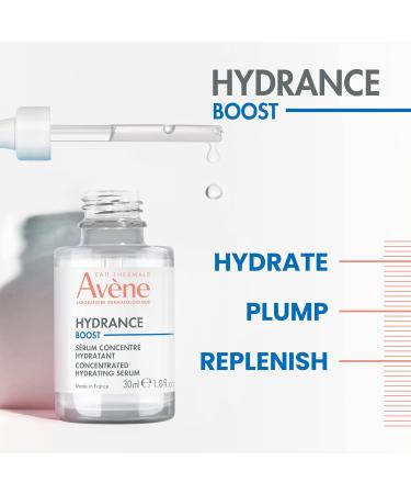 Eau Thermale Avene Hydrance Boost Concentrated Hydrating Serum - 48 Hour Hydration, Hyaluronic Acid - 1.0 fl.oz - Buy Online on GoSupps.com