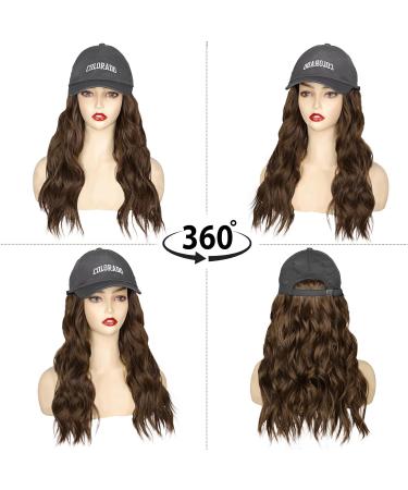 Women's AISI BEAUTY Hat Wig with Synthetic Long Wavy Hair - Adjustable Baseball Cap with Hair Extensions - Buy Online on GoSupps.com