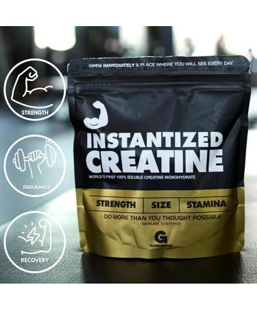 Instantized Creatine Monohydrate | 100 Servings | Boost Strength, Performance & Muscle Building | 1.1lb Pack - Buy Online on GoSupps.com
