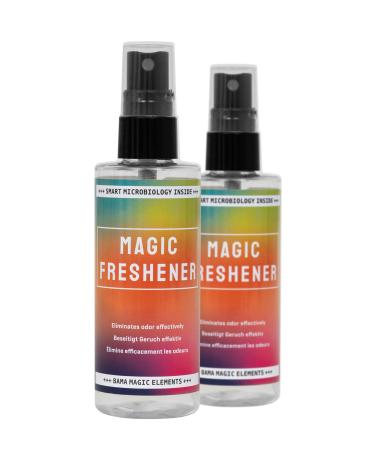 Bama Magic Freshener double pack biodegradable shoe & textiledeo long-lasting effective dermatologically tested pH-neutral 2x100 ml transparent 100 ml (2 Pack)