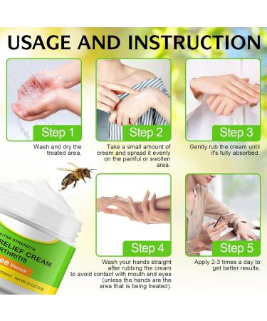 Bee Venom Joint and Bone Cream - 100g Bee Venom Cream - Bee Venom Joint and Bone Relief Cream - Natural Joint & Bone Cream - Bee Venom Gel for Relieve - Buy Online on GoSupps.com