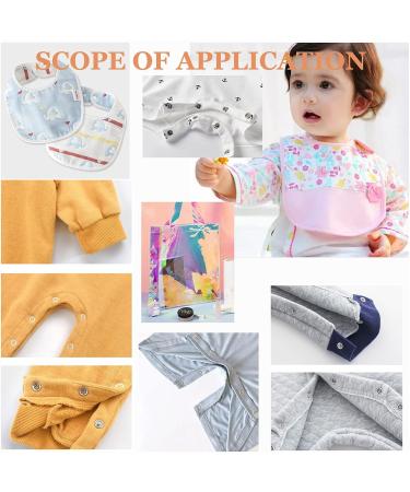 CHEPULA Craftsmanship DIY 200 Metal Snaps Buttons Set with Pliers Press Tool Kit - 10 Colors, 9.5mm, Hollow - Buy Online on GoSupps.com
