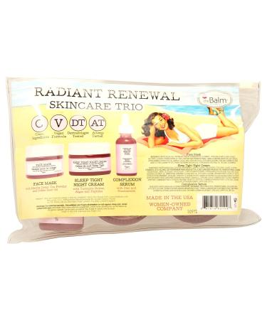 Radiant Renewal Skincare Trio by the Balm - 3 Pc Face Mask Night Cream & Serum for Women | Shop Internationally - Buy Online on GoSupps.com