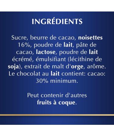 Lindt - Pack of 3 MA TRE CHOCOLATIER Bars - Hazelnut Milk Chocolate 3x100g - Buy Online on GoSupps.com
