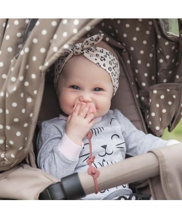 Buy CLdy Baby Toy Pacifier Chain - BPA-Free Silicone Cup Catcher for Strollers - 4-Piece Ocean Blue & Green & Orange & Bean Paste Soother Chains - Buy Online on GoSupps.com