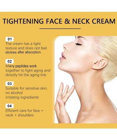 homomdy Firming neck cream with peptides and retinol Firming cream for face and neck Lift sagging skin soften wrinkles and fine lines antiaging moisturizer 2pcs - Buy Online on GoSupps.com
