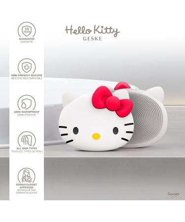 Geske x Hello Kitty SmartAppGuided Facial Brush | 3-in-1 Silicone Cleaning Brush for Gentle Skincare - Buy Online on GoSupps.com