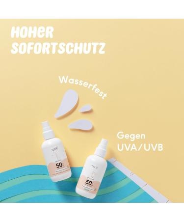  Na f Na f Mineral Sunscreen Spray - for babies and children - SPF 50 - UVA and UVB protection - water resistant - dermatologically tested - microplastic free - 100 ml - Buy Online on GoSupps.com