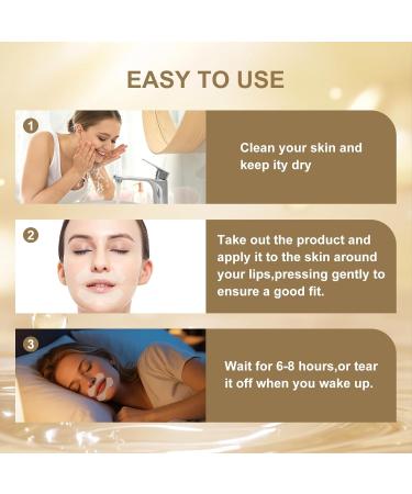 VITASHYNX 12 Patches Smile Line Patches Lip Tape Wrinkle Remover Anti Wrinkle Patches For Lip & Mouth Wrinkles Overnight Line Smoothing Pads - Buy Online on GoSupps.com