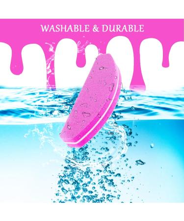 Professional 20-Piece Nail File Set - 100/180 Grit Washable Double-Sided Buffers for Gel Nails - Ideal for Nail Studios & Home Use (Pink) - Buy Online on GoSupps.com