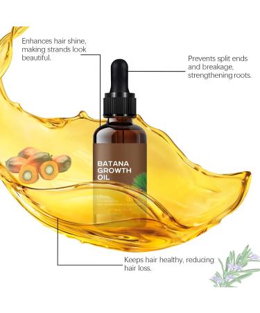 Batana Oil for Hair Growth Natural Batana Oil from Honduras Repair Damaged Hair Prevents Hair Loss Increases Shine Batana Oil for Healthier Thicker Fuller Hair 30ML - Buy Online on GoSupps.com