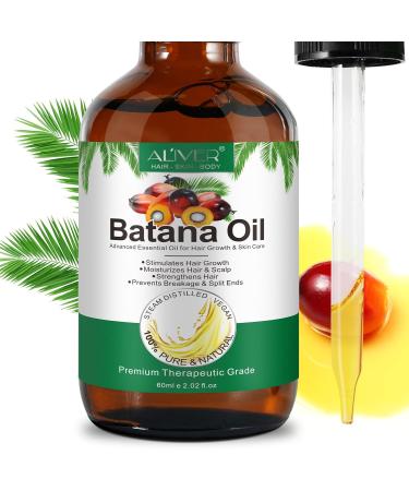 Pure Organic Batana Oil - Cold-Pressed Hair Oil for Hydration & Repair | 60ml | Natural Skin & Body Care - Buy Online on GoSupps.com