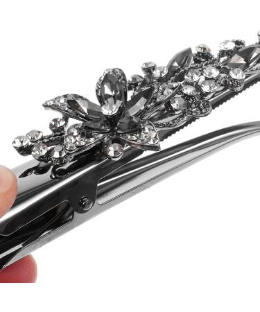 minkissy Hair Clips for Styling Billed Hair Clips Alligator Hair Clip Rhinestone Hair Barrette Hair Pin Fancy Barrettes for Women's Hair Miss Crocodile Skin Metal - Buy Online on GoSupps.com