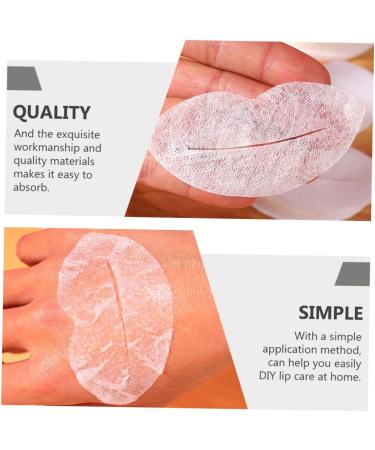 minkissy 3000 Pi ces papier de masque l vres en soie masques l vres au collag ne soin des l vres pour les femmes alaise jetable film hydratant pour les l vres films pour les l vres gel - Buy Online on GoSupps.com