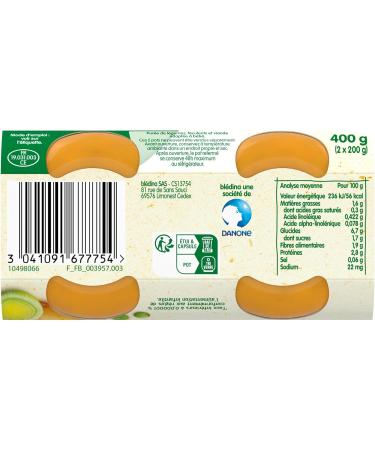 Bl dina - Small pots for baby - Vegetable Planter Chicken - 70% French ingredients - From 8 months - 12 jars of 200g - Buy Online on GoSupps.com