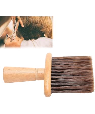 Qukaim Neck Duster Hair Cutting Brush Neck Duster Professional Barber Face Cleaning Hairbrush Brownfor Beard Trimming and Hair Cutting - Buy Online on GoSupps.com