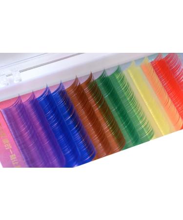 Scala Mink Eyelash Extensions - C Curl 0.15mm Individual Lashes | 6 Colors Assorted in One Tray (12mm) for Stunning Looks - Buy Online on GoSupps.com