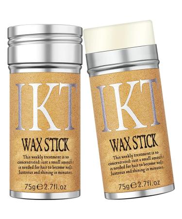 Hair Wax Stick, Styling Wax for Smooth Wigs, Slick Stick for Hair Non-greasy Styling Hair Pomade Stick for Flyaways Edge & Frizz Hair - 2.7 Oz 2.7 Ounce (Pack of 1)