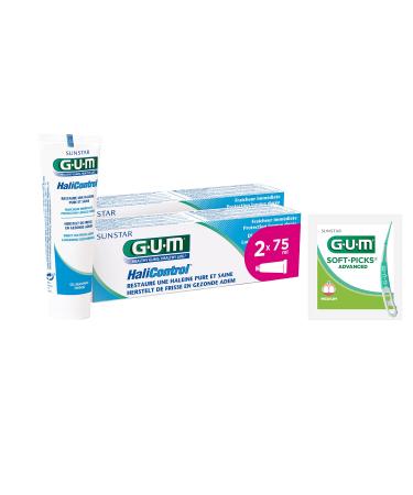Gum Ortho Dnelle |especially for braces |Reduced plaque formation |Strengthens the tooth enamel |Peppermint taste |2 x 75 (with 1 free test)