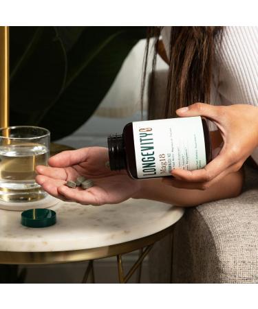 Longevity Rx Mag18 Peptide-Bound Magnesium Complex with D3 & K2 Bone & Muscle Support Mental Clarity Sleep Aid - Buy Online on GoSupps.com