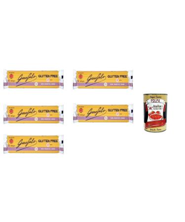 Italian Gourmet E.R. Garofalo Linguine Gluten-Free Set of 5 boxes of 400 g gluten-free gluten-free gluten-free gluten-free with Italian Gourmet Polpa 400 g