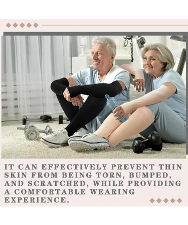 4 Pairs Skin Protectors for Elderly - Arm & Leg Protectors for Thin Skin | Best Anti-Tear & Bruise Guard - Buy Online on GoSupps.com