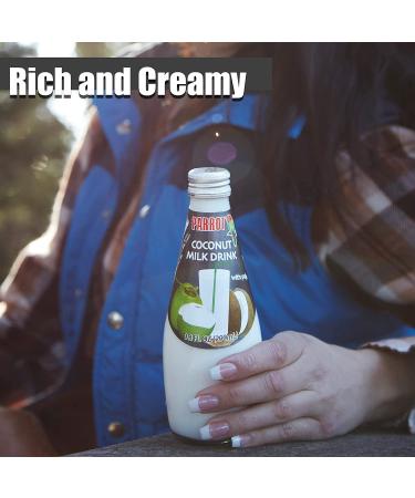 Parrot Coconut Milk Drink Original with Pulp 290ml (Pack of 12) - Refreshing Tropical Beverage - Buy Online on GoSupps.com