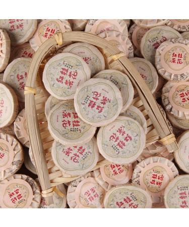 HQZM Premium Fengqing Osmanthus Black Tea 500g Small Tuocha Cakes Intense Fragrance and Tea Charm - Buy Online on GoSupps.com