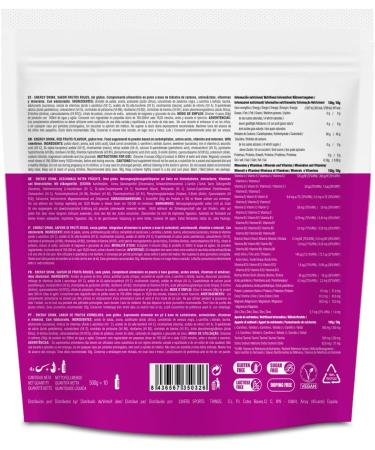 226ERS ENERGY DRINK 500 GRAMS GlutenFree Energy Drink Vegan Sugar Free With Amylopectin LCarnitine Taurine Vitamins and Mineral Salts Red Fruit Flavor - Buy Online on GoSupps.com