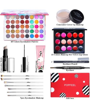 15pcs Professional makeup kit Make up set teenagers girls Girls make up set 9 to 12 With Lip gloss eye shadow mascara eyeliner concealer etc.for Teenage & Adults - Buy Online on GoSupps.com