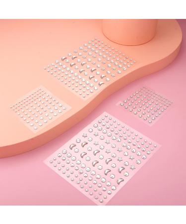 Besteel Moon Star Face Jewels - Glitter Rhinestones for Makeup, Body & Nail Art - Body Jewelry for Women - Buy Online on GoSupps.com