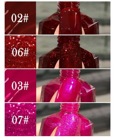 Quick Dry Hot Pink Gel Polish - 12ml Barbie Pink Glitter Chrome Nail Polish | Bright Magenta Shimmer Soak Off Nail Art for Women & DIY Manicure - Buy Online on GoSupps.com