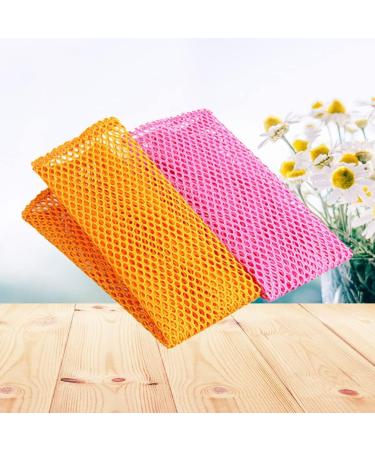 6PCS Dish Washing Net Cloths Dish Washing Sponges Dish Scrubber Dish Cloth Dual Sided Scrubber Pads Household Scrubber for Kitchen Kitchenware (Color : As Shown Size : 29CM) 29CM As Shown - Buy Online on GoSupps.com