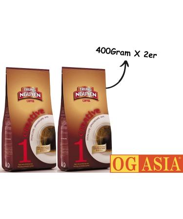  OG ASIA Trung Nguyen Caf Creative 1 Robusta Lot of 2 packs of Vietnamese coffee blend Ca Phe OG ASIA 500g 2 x 250g - Buy Online on GoSupps.com