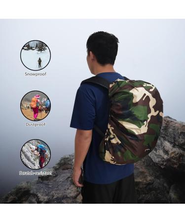 Storvyllf Backpack Rain Cover 2 Pack Waterproof Backpack Cover (35-50L) for Hiking Camping Traveling Cycling Outdoor Ultralight Compact Portable - Buy Online on GoSupps.com