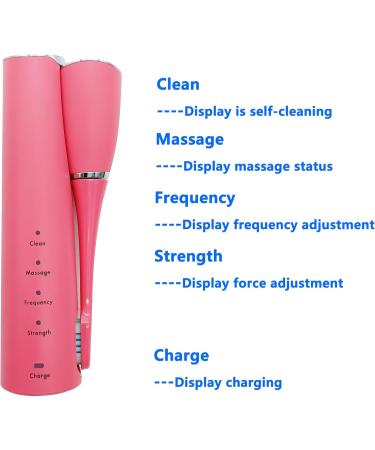 Folding Sonic Electric Toothbrush - Portable Rechargeable Travel Toothbrush with UVLED Sterilization & 4 Brush Heads - Pink - Buy Online on GoSupps.com