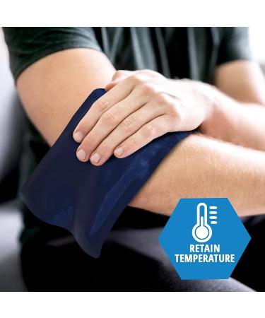 Med Pride Reusable Hot and Cold Gel Packs - Microwaveable Heating Pads & Ice Packs for Injuries - Medical Compress for Pain Relief - Buy Online on GoSupps.com
