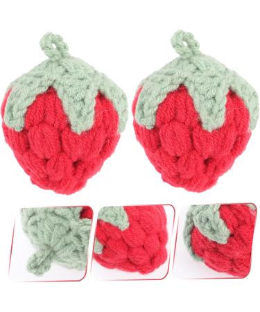 NUOBESTY 2pcs Key Chain Arts & Crafts Supplies Crochet Sewing Patches Hand Knitting Hairpin Charms - Buy Online on GoSupps.com