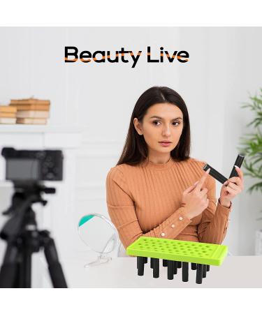 RONRONS Lipstick Filling Tray Kit - 1 Lip Balm Tray, Spatula, 50 Empty Tubes - DIY Lipstick Gifts for Women & Girls - Black - Buy Online on GoSupps.com