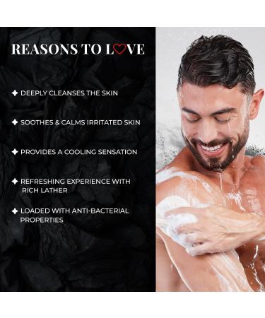 Ju-st He rb-s Deep Cleansing Cooling Body Wash with Mint & Activated Charcoal - 300ml for Men & Women | Refresh & Revitalize - Buy Online on GoSupps.com