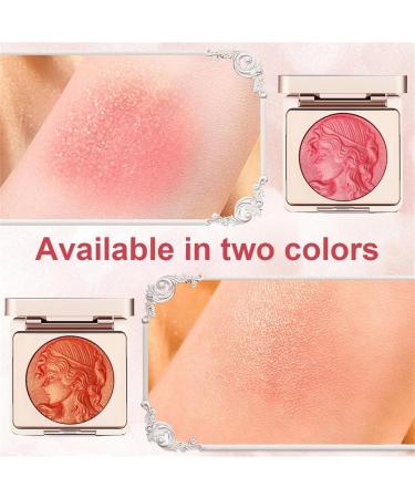 Embossed Smooth Powder Blush Palette For Cheeks Matte Face Powder Blush Palette Powder Blush Palette Girl Blush for Cheeks Natural Makeup Radiant Finis (Orange + Pink 1PCS) Orange + Pink 6 g (Pack of 1) - Buy Online on GoSupps.com