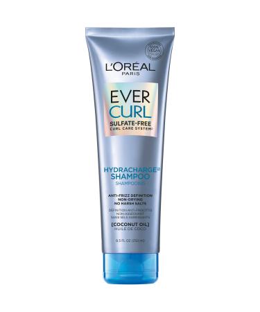 L'Oreal EverCurl Hydracharge Sulfate Free Shampoo with Coconut Oil - 8.5 Fl. Oz